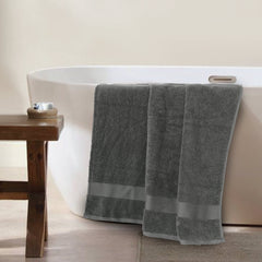 Siesta Zen Premium 100% Cotton Bath Towel 70x140cm Super Soft, 600 GSM, Ultra-Absorbent, Quick-Dry Spa & Hotel Quality, Fade Resistant