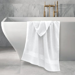 Jumbo Bath Towel 600 GSM 100% Combed Cotton, Extra Large 35x70" (90x180cm), Ultra-Absorbent & Soft Jacquard Border Hotel Spa Quality, Durable for Daily Use, Gift Pack