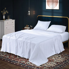 Siesta Zen Flat Bed Sheet Ultra Soft Brushed Microfiber, Luxury Hotel Quality, Breathable & Durable All-Season Bedding