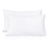 Siesta Zen 100% Egyptian Cotton Housewife Pillowcases 800 Thread Count Luxury Cooling Sateen, Ultra-Soft, Silky & Hypoallergenic 5 star Hotel Quality Standard size 50x75cm Pair pack