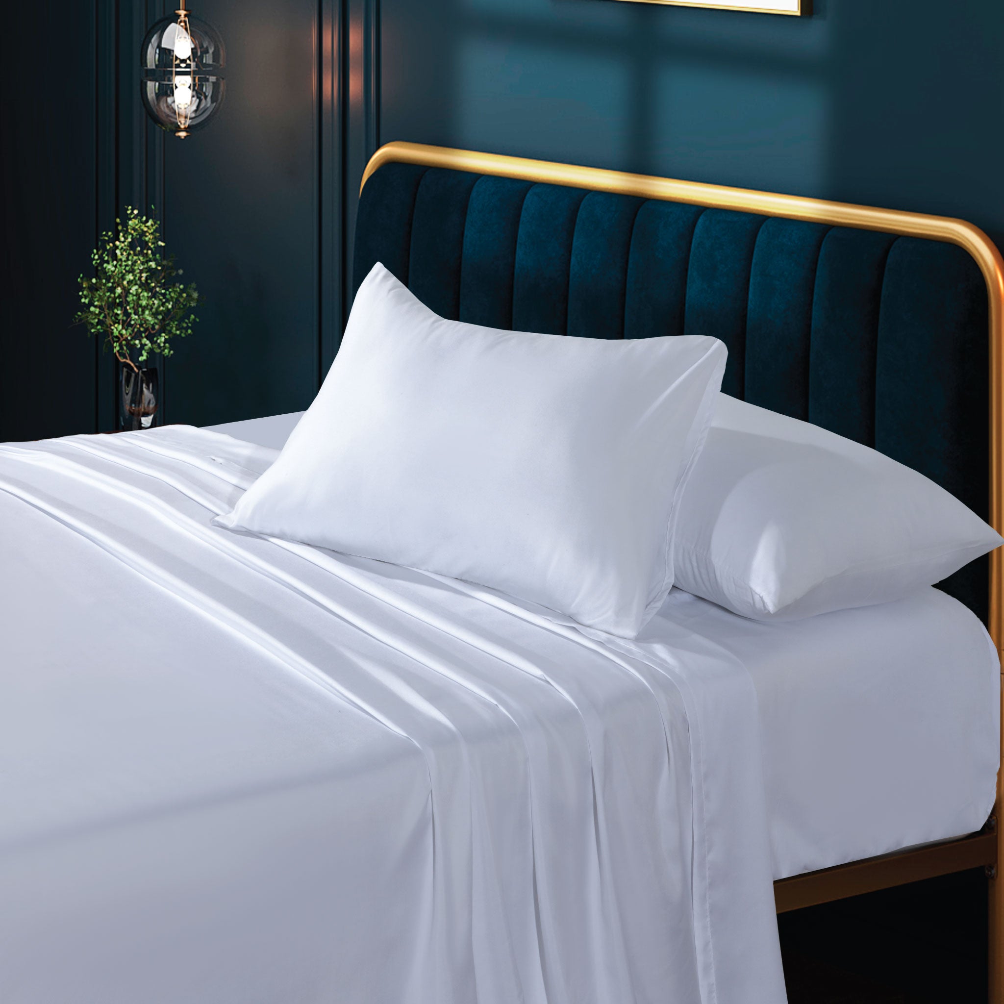 Siesta Zen Flat Bed Sheet Ultra Soft Brushed Microfiber, Luxury Hotel Quality, Breathable & Durable All-Season Bedding
