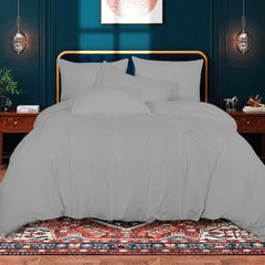 Siesta Zen Ultra Soft Brushed Microfiber Duvet Cover Set Wrinkle & Fade Resistant Bedding for Bedrooms, Hotels & Dorms