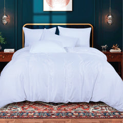 Siesta Zen Ultra Soft Brushed Microfiber Duvet Cover Set Wrinkle & Fade Resistant Bedding for Bedrooms, Hotels & Dorms