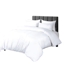 Siesta Zen 100% Egyptian Cotton Duvet Cover Set 300 Thread Count Percale Weave, Soft, Breathable & Luxury Hotel Quality Bedding