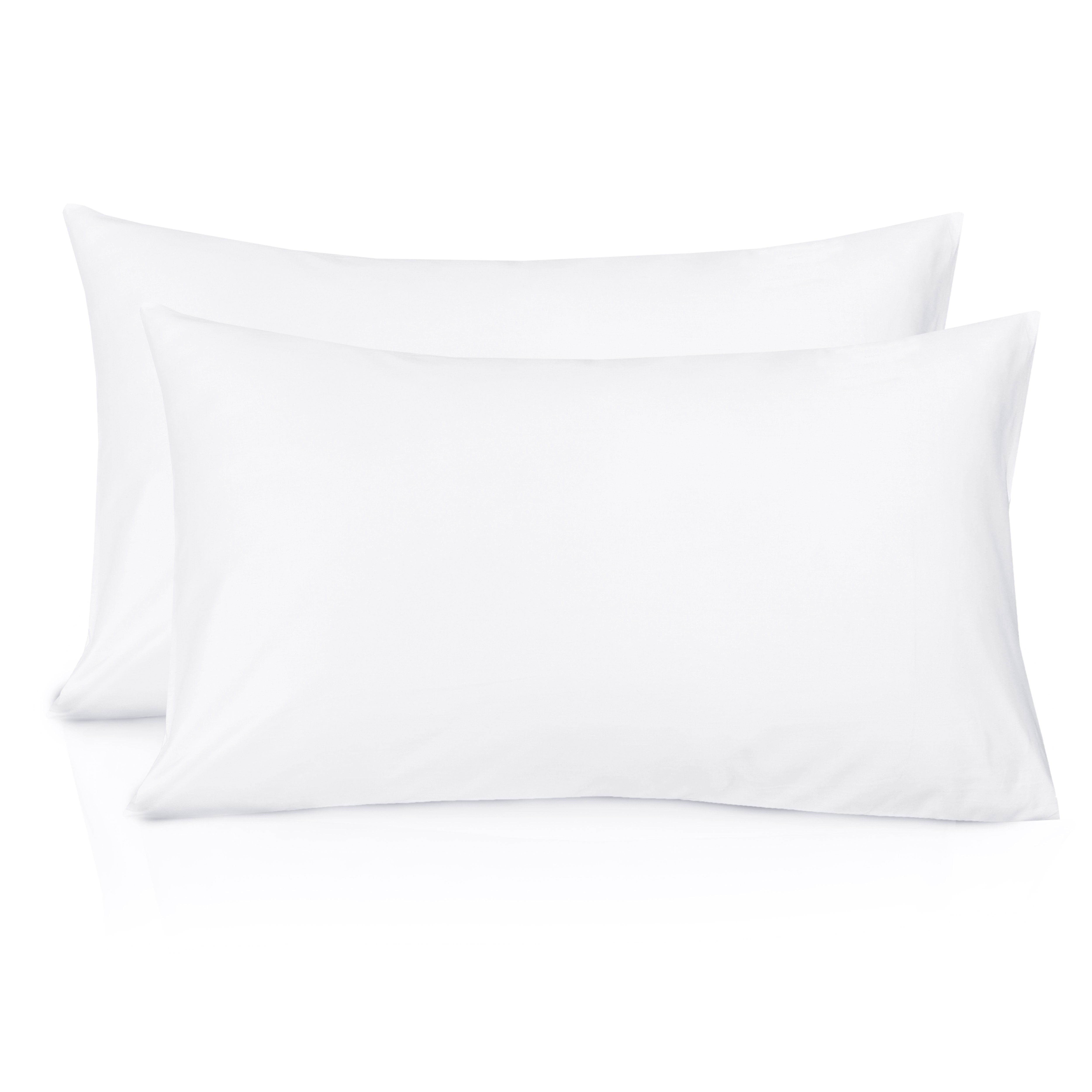 Siesta Zen 100% Egyptian Cotton Housewife Pillowcases 800 Thread Count Luxury Cooling Sateen, Ultra-Soft, Silky & Hypoallergenic 5 star Hotel Quality Standard size 50x75cm Pair pack