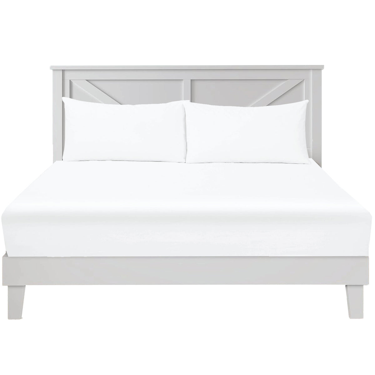 Siesta Zen 3 Piece Cotton Rich Fitted Sheet Set, 250 Thread count, 30cm Deep Pocket, Ultra Soft & Wrinkle Resistant