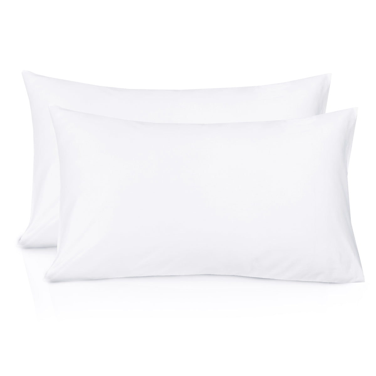 Siesta Zen 100% Egyptian Cotton Housewife Pillowcases 800 Thread Count Luxury Cooling Sateen, Ultra-Soft, Silky & Hypoallergenic 5 star Hotel Quality Standard size 50x75cm Pair pack