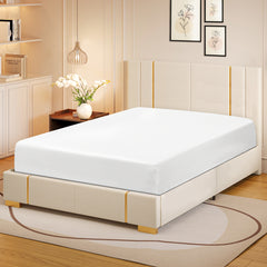 Siesta Zen 100% Egyptian Cotton Sateen 800 Thread Count Fitted Sheet 30cm Deep Pocket Hotel Quality